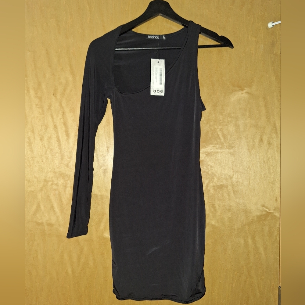 Boohoo Black Mini Dress